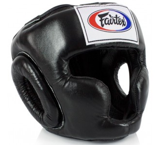 Боксерский шлем Fairtex (HG-3 black)